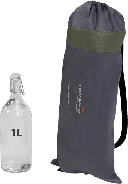 Willow Compact campingstol stålramme 120 kg lett sammenleggbar - Easy Camp på campingplass