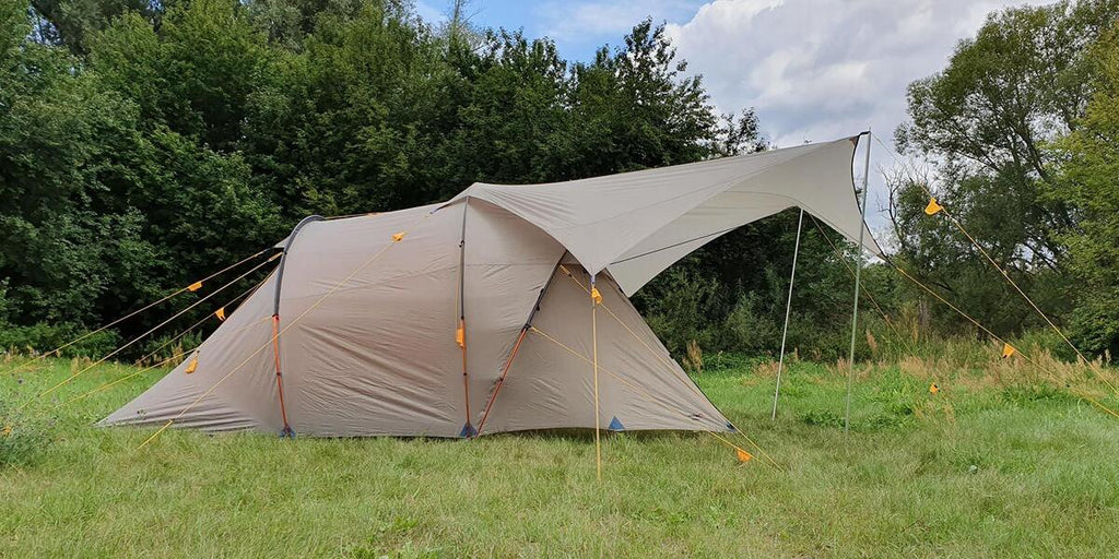 Wing L Travel Line tarp 385x410 280 cm farge oak