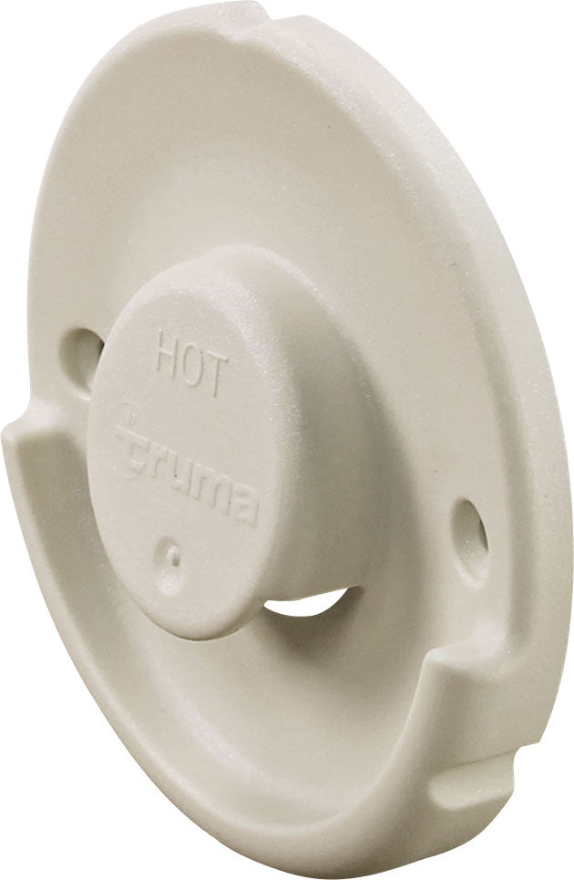 WK 24 skorstein ytterdel for VarioHeat comfort kremhvit Truma forfra