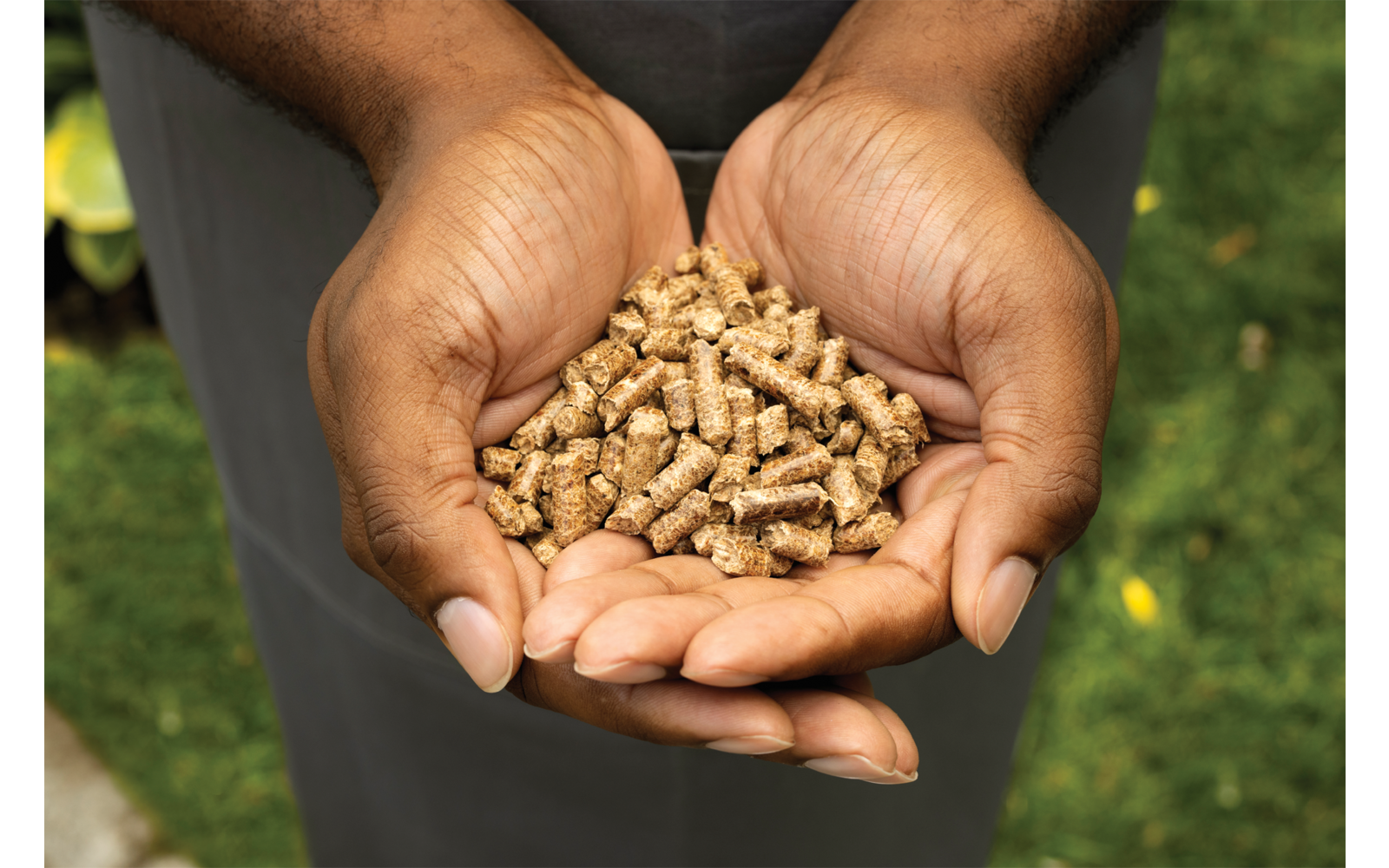 Woodfire røykpellets 900 g kraftig blanding - Ninja detalj av pellets