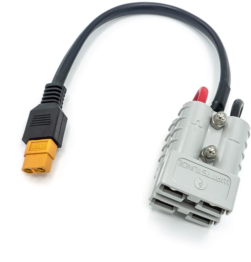 Y-parallellkabel XT60 til Anderson SB50 for SunFolder - detalj av kontakter