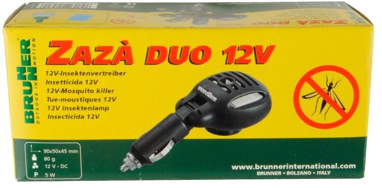 Zaza Duo insektfordriver 12V for bobil og båt - Brunner bakside