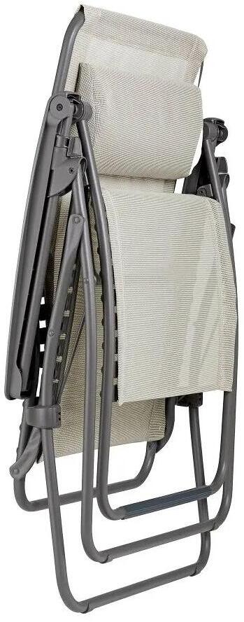 Zero-gravity relaxstol RSXA Clip Batyline® Iso XL-format detalj av stoff og ramme