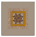Zip Carpet sammenkoblbart teppe 250x250 cm Afrika forfra