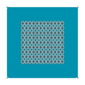 Zip Carpet sammenkoblbart teppe 250x250 cm Karibik - Bent forfra
