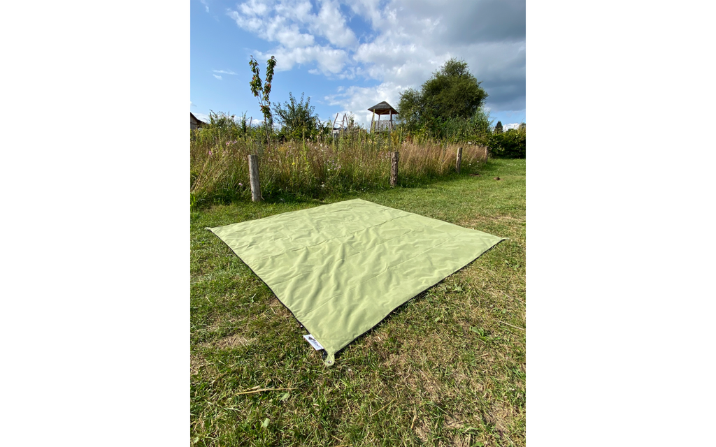 Zip Carpet sammenkoblbart teppe 250x250 cm Moose - Bent bakside