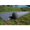 Zip Carpet sammenkoblbart teppe 250x250 cm steel grey bakside med PVC-laminering